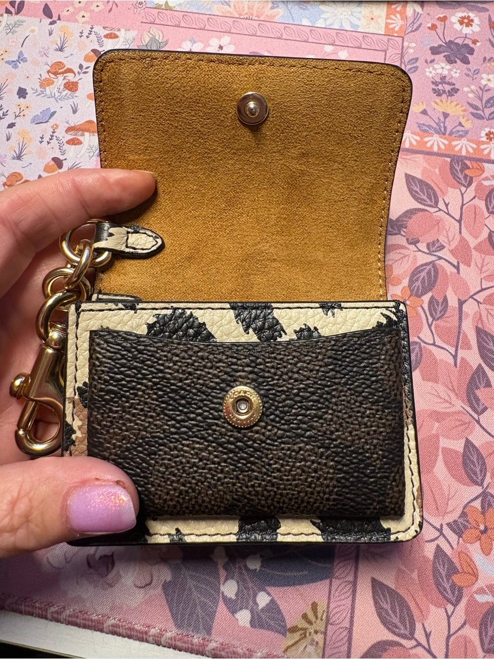 Coach Leopard Print bag charm - Picture 2 of 10